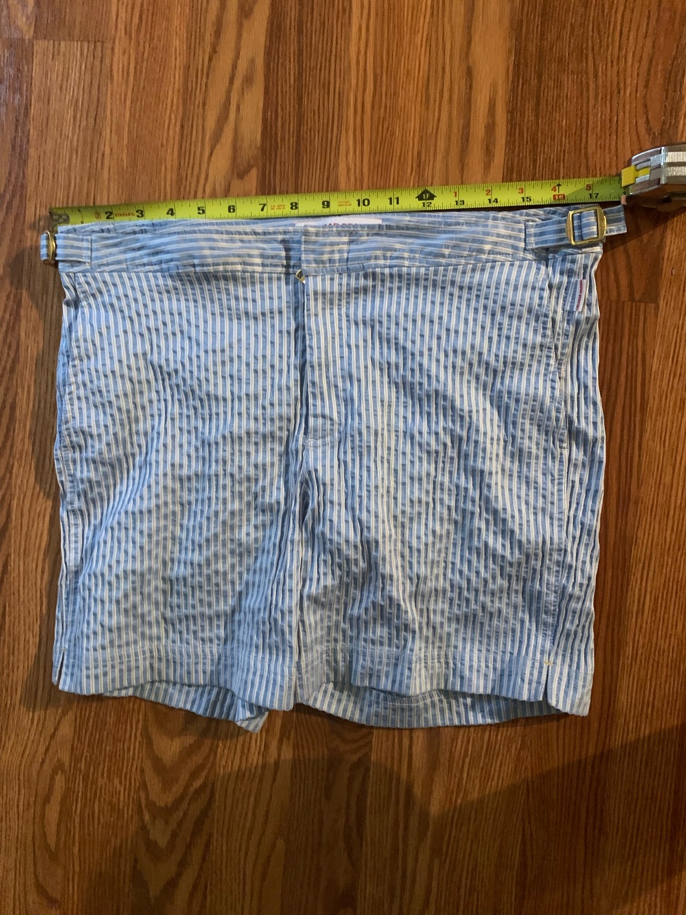 Orlebar Brown Seersucker Striped Swim Short / Swim Trunks - Picture 5 of 6